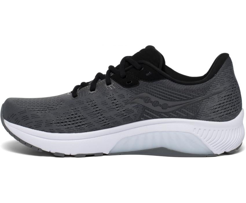Saucony Guide 14 Wide Charcoal / Vizigold | Men Running
