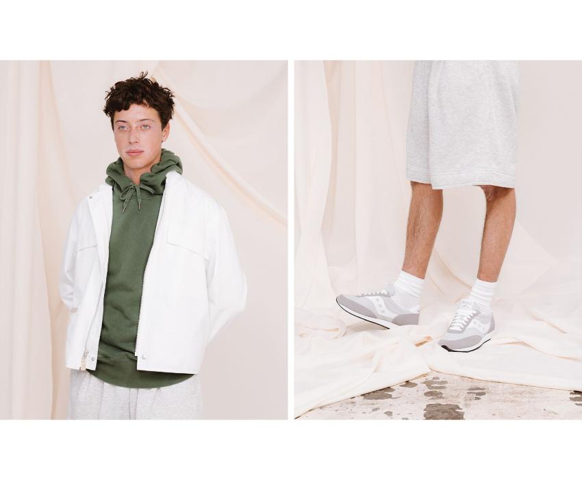 Saucony Hornet Grey / White | Men Originals