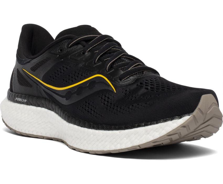 Saucony Hurricane 23 Black / Vizigold | Men Running