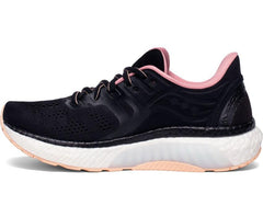 Saucony Hurricane 23 Wide Black / Rosewater | Women Running