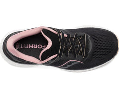 Saucony Hurricane 23 Wide Black / Rosewater | Women Running