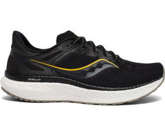 Saucony Hurricane 23 Wide Black / Vizigold | Men Running