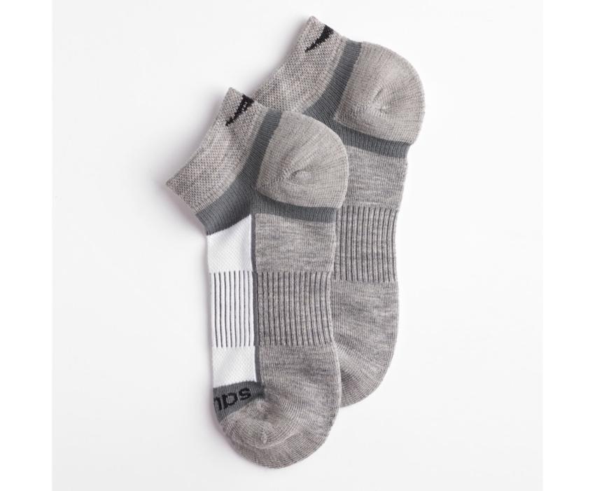 Saucony Inferno Merino Wool Blend Low Cut 3-Pack Sock White Assorted | Men/Women Socks