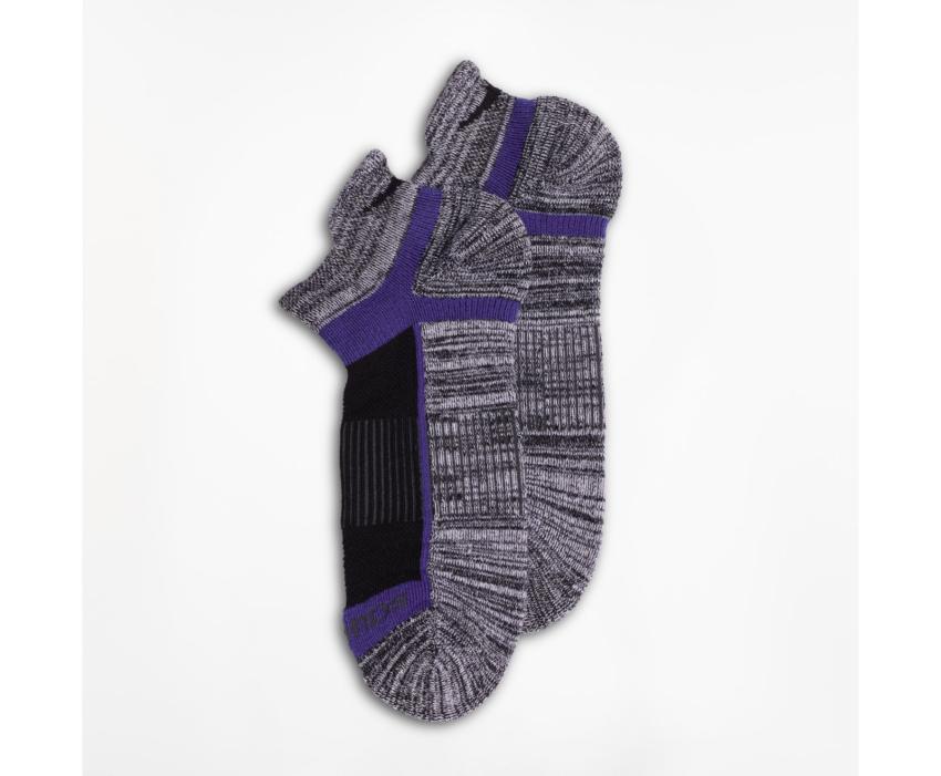 Saucony Inferno No Show Tab 3-Pack Socks Black / Grey Assorted | Men/Women Socks