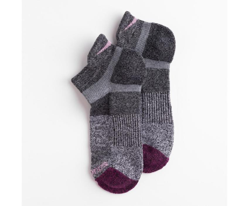 Saucony Inferno No Show Tab 3-Pack Socks Pink Assorted | Men/Women Socks