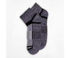 Saucony Inferno Quarter 3-Pack Socks Black White Twist | Men/Women Socks