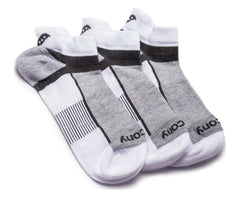 Saucony Inferno Quarter 3-Pack Socks White | Men/Women Socks