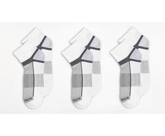 Saucony Inferno Quarter 3-Pack Socks White | Men/Women Socks