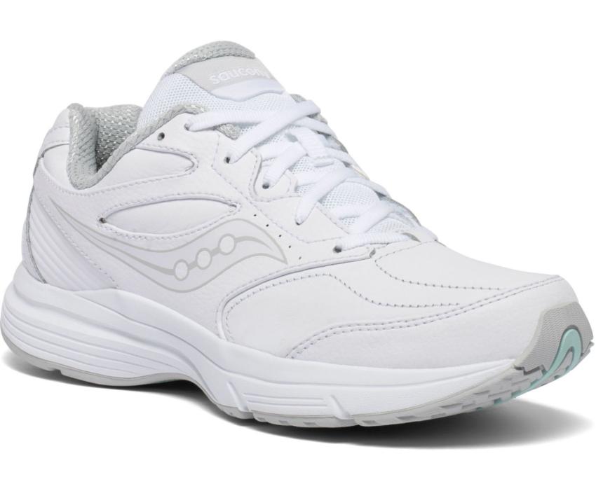 Saucony Integrity Walker 3 Wide White | Women Walking