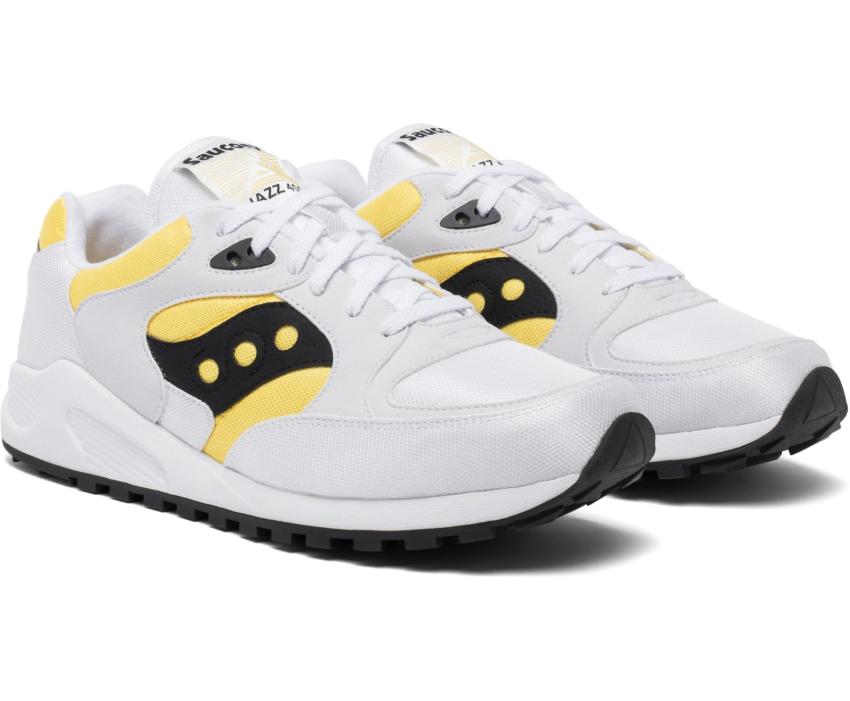 Saucony Jazz 4000 White / Yellow / Black | Men/Women Originals