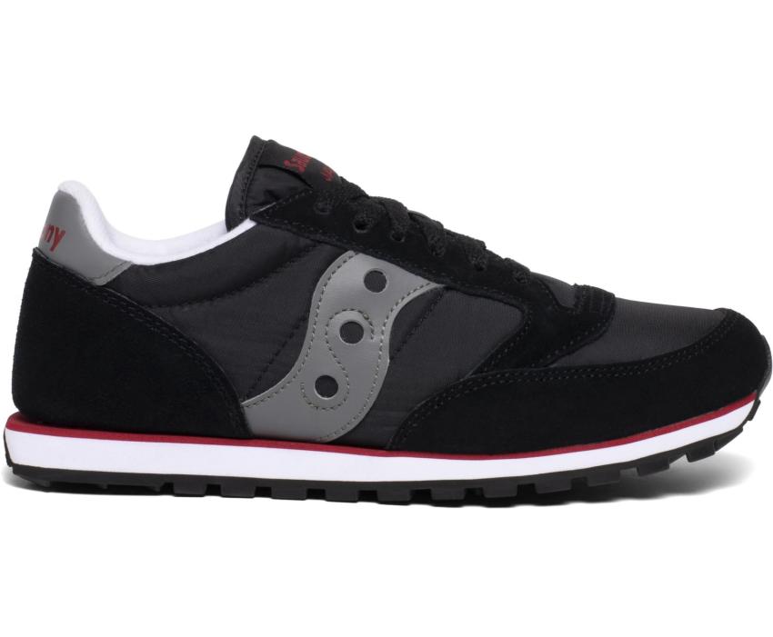 Saucony Jazz Low Pro Black / Gray / Red | Women Originals