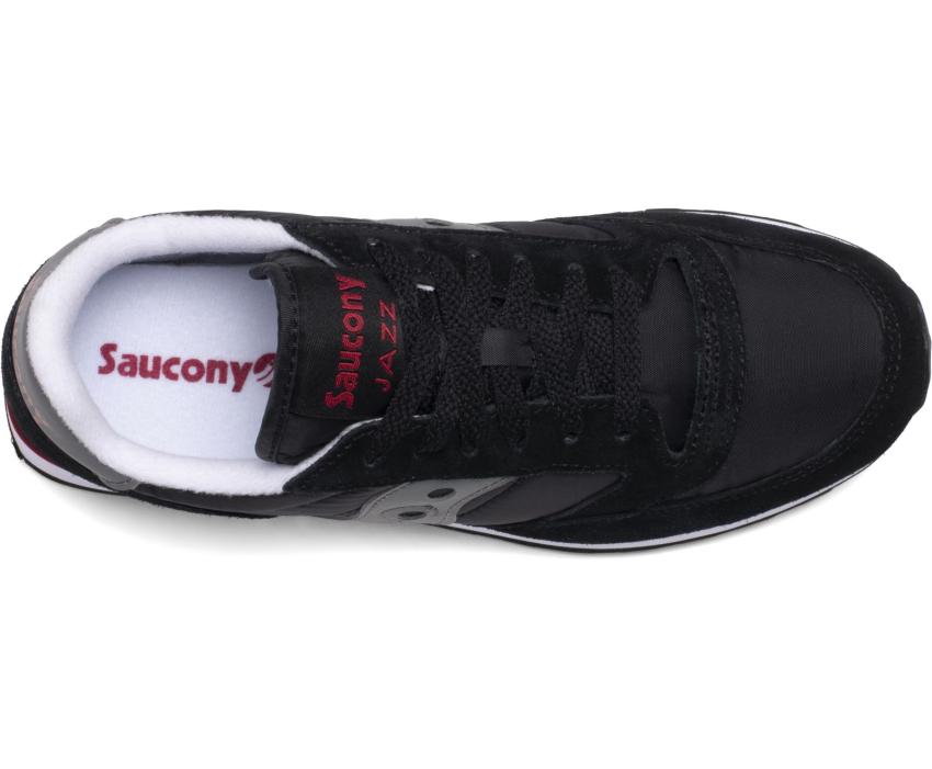 Saucony Jazz Low Pro Black / Gray / Red | Women Originals