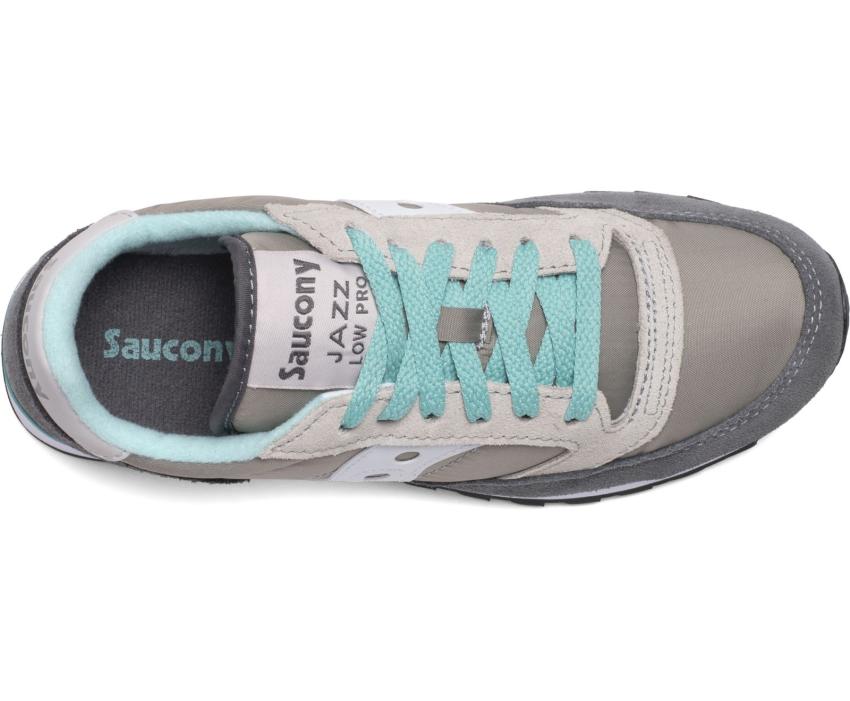 Saucony Jazz Low Pro Gray / White / Blue | Women Originals