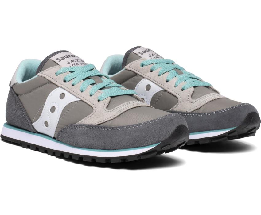 Saucony Jazz Low Pro Gray / White / Blue | Women Originals