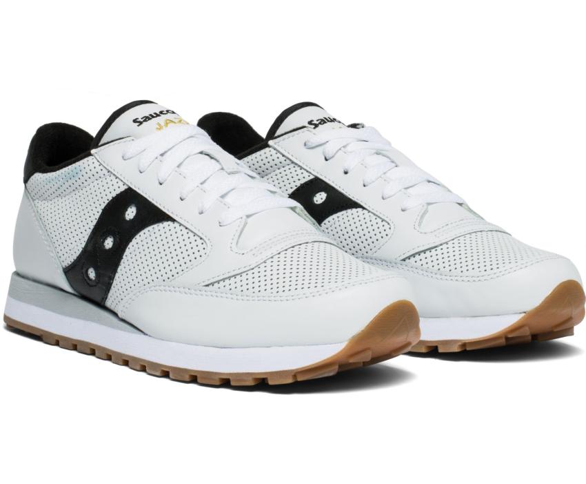 Saucony Jazz Original Leather White / Black | Men Originals