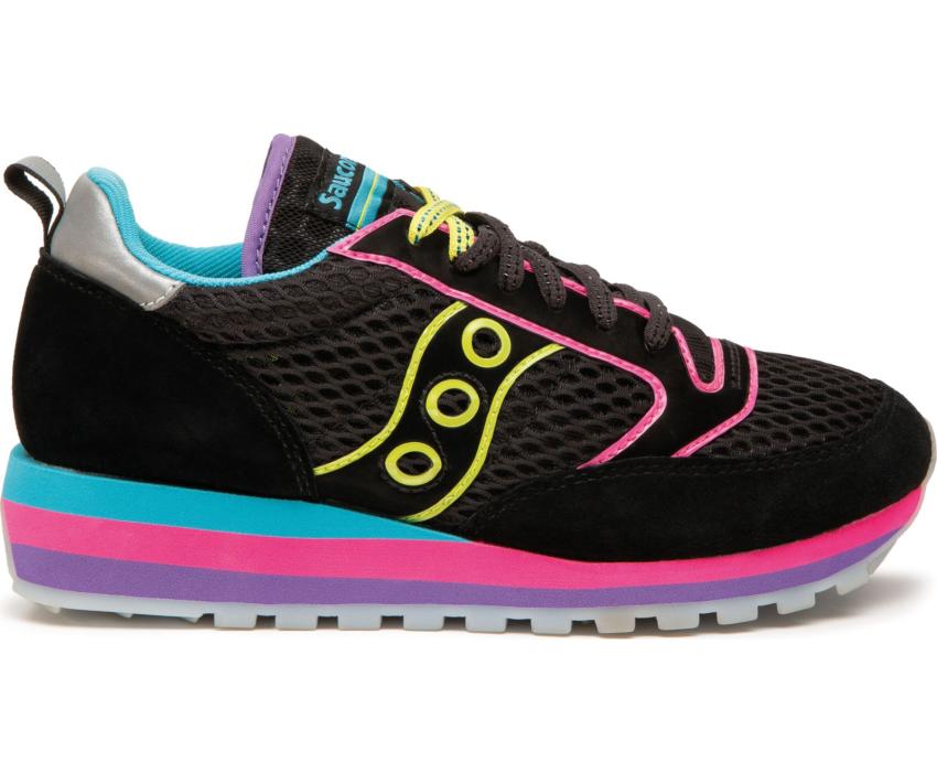 Saucony Jazz Triple Black / Neon | Women Originals