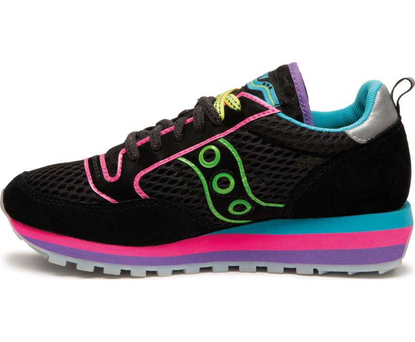 Saucony Jazz Triple Black / Neon | Women Originals