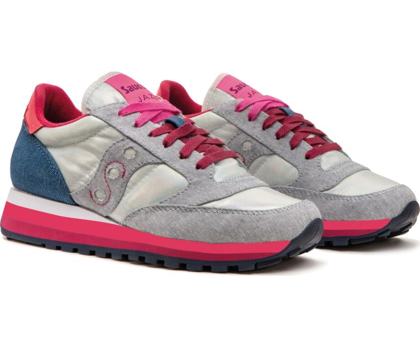 Saucony Jazz Triple Multi / Denim | Women Originals