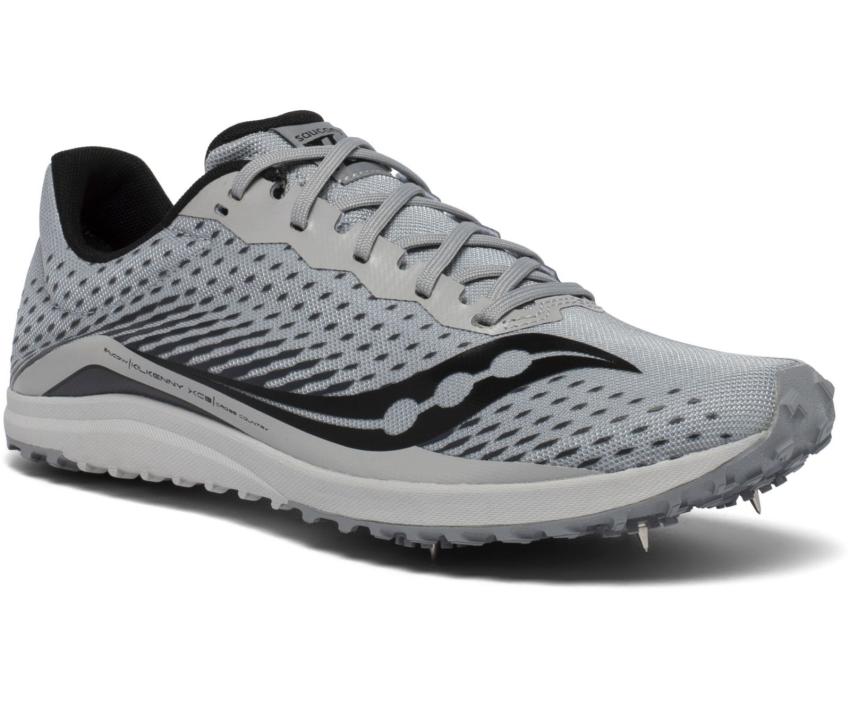 Saucony Kilkenny XC8 Flat Alloy / Black | Men Running