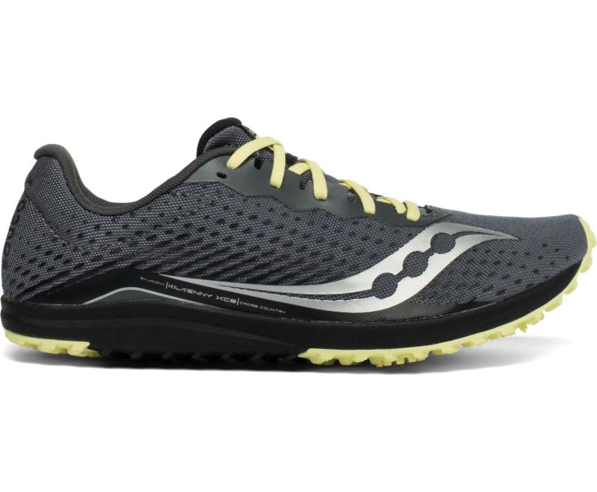 Saucony Kilkenny XC8 Spike Black / Green | Women Running