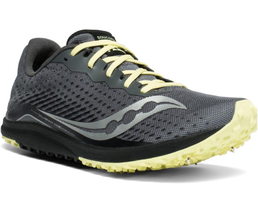 Saucony Kilkenny XC8 Spike Black / Green | Women Running