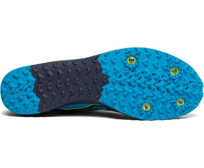 Saucony Kilkenny XC8 Spike Blue / Citron | Men Running