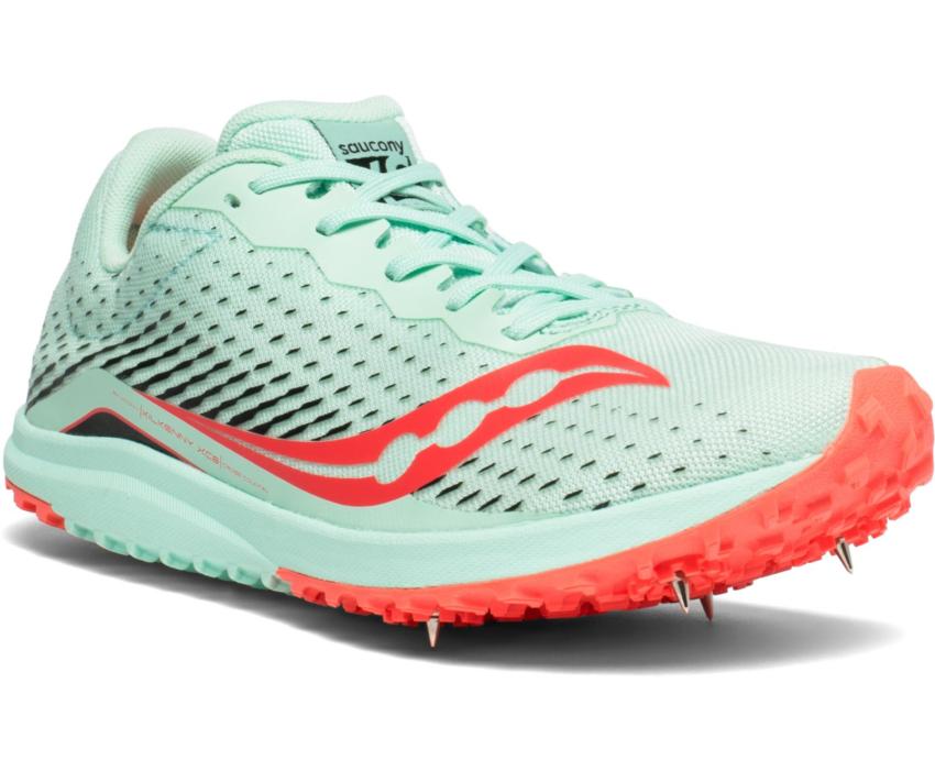 Saucony Kilkenny XC8 Spike Mint / Vizicoral | Women Running