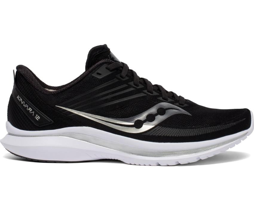 Saucony Kinvara 12 Black / Silver | Men Running