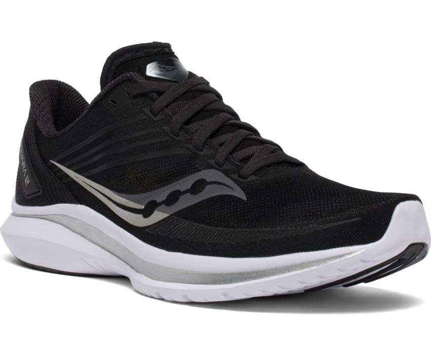 Saucony Kinvara 12 Black / Silver | Men Running