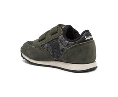 Saucony Little Kid's Baby Jazz Hook &amp; Loop Sneaker Dark Green Camo | Kids Running