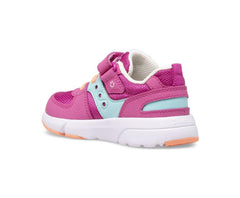 Saucony Little Kid's Jazz Lite 2.0 Sneaker Fuchsia / Turq | Kids Running