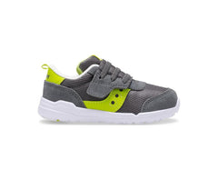 Saucony Little Kid's Jazz Riff Sneaker Grey / Citron | Kids Running