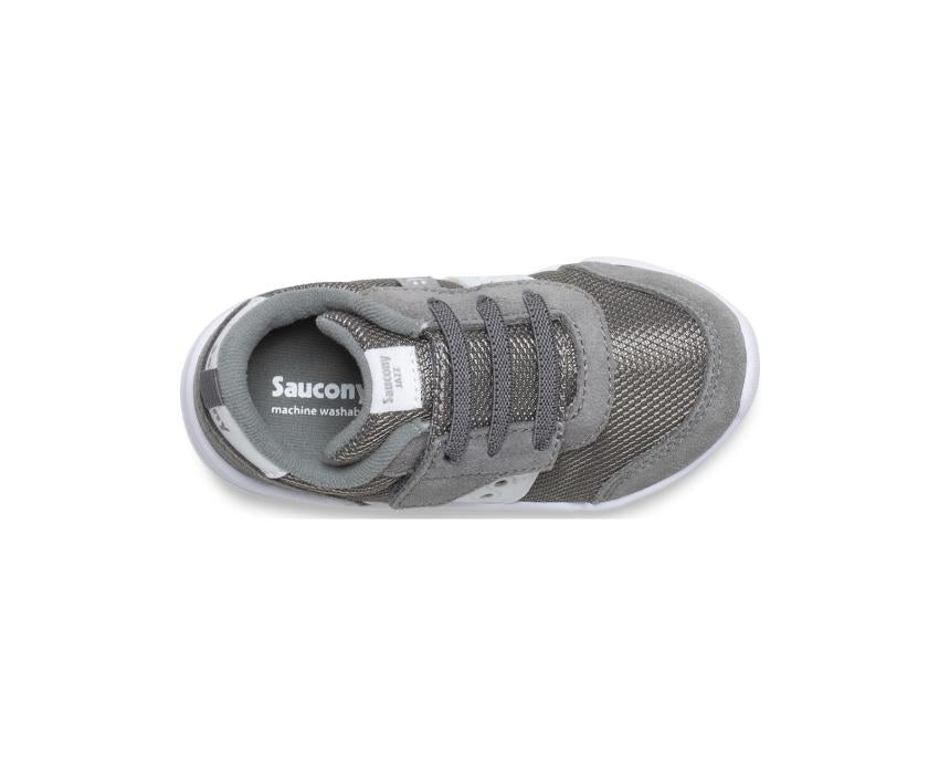 Saucony Little Kid's Jazz Riff Sneaker Grey / White | Kids Running