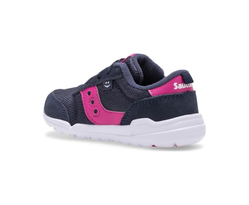 Saucony Little Kid's Jazz Riff Sneaker Navy / Magenta | Kids Running
