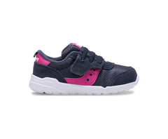 Saucony Little Kid's Jazz Riff Sneaker Navy / Magenta | Kids Running