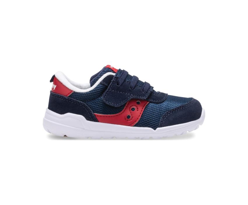 Saucony Little Kid's Jazz Riff Sneaker Navy / Red | Kids Running