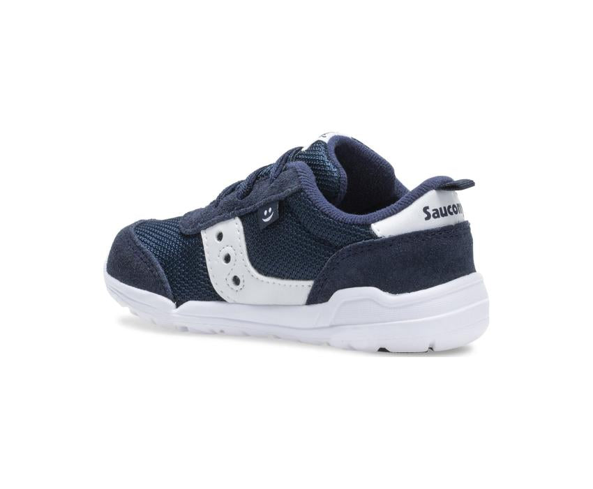 Saucony Little Kid's Jazz Riff Sneaker Navy / White | Kids Running