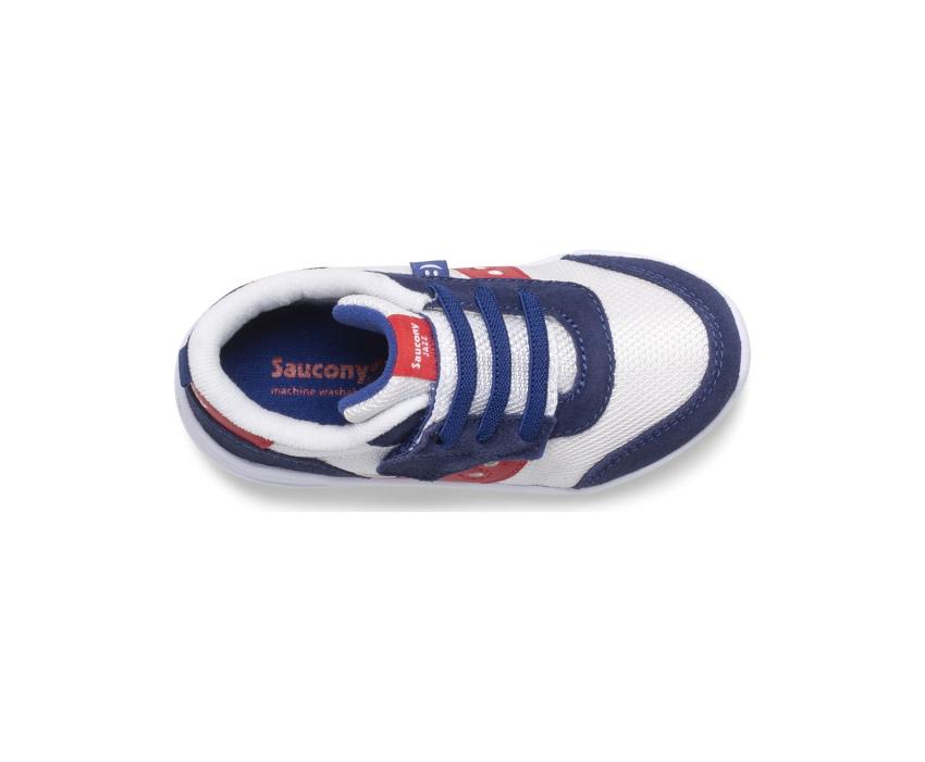 Saucony Little Kid's Jazz Riff Sneaker Red / White / Blue | Kids Running