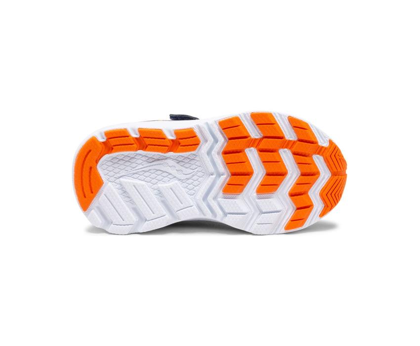 Saucony Little Kid's Ride 10 Jr. Sneaker Blue / Flame | Kids Running