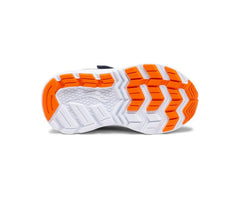 Saucony Little Kid's Ride 10 Jr. Sneaker Blue / Flame | Kids Running