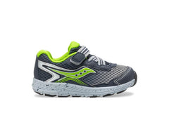 Saucony Little Kid's Ride 10 Jr. Sneaker Navy / Green | Kids Running