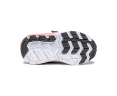 Saucony Little Kid's Wind Shield A/C Jr. Sneaker Blue / Lavender / Coral | Kids Running