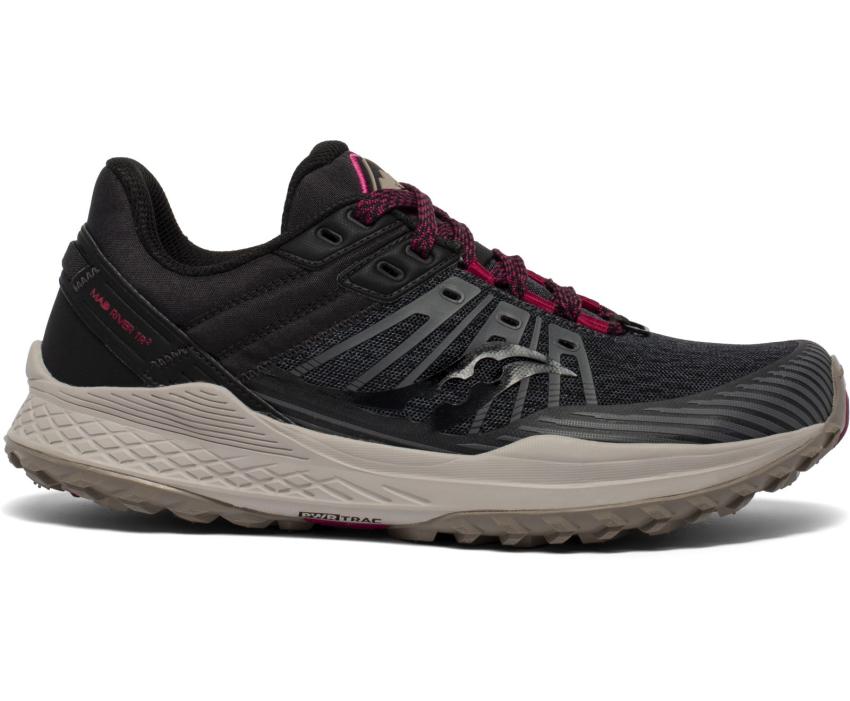 Saucony Mad River TR 2 Charcoal / Black | Women Running