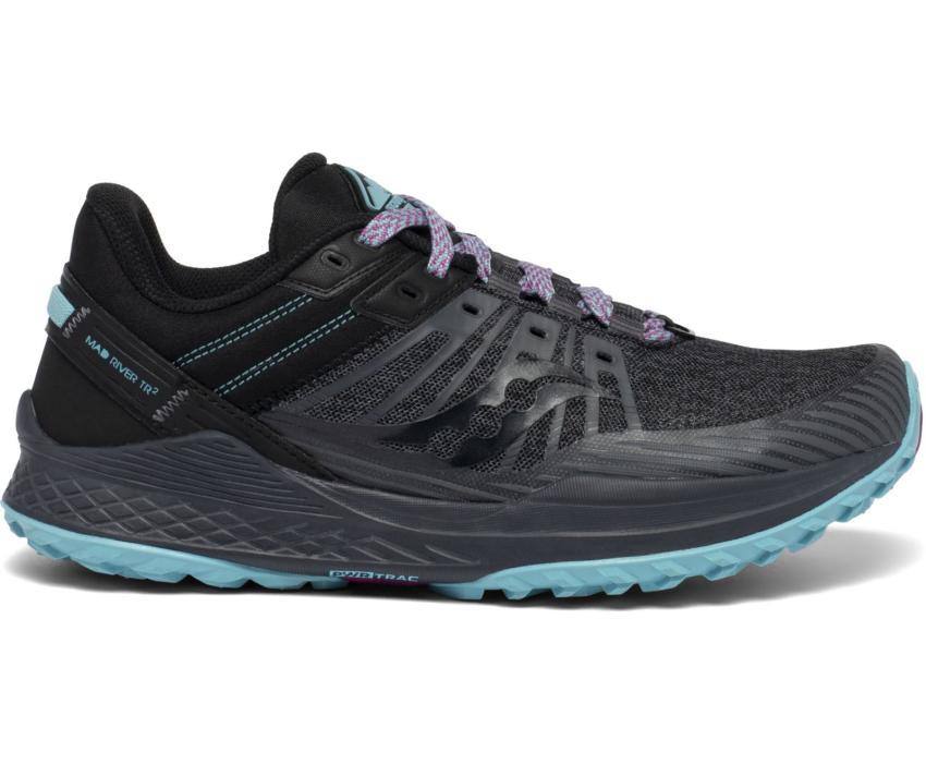 Saucony Mad River TR 2 Charcoal / Marine | Women Running