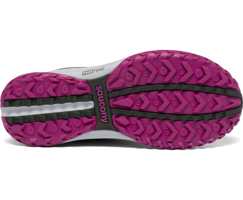 Saucony Mad River TR 2 Grey / Fuchsia | Women Running