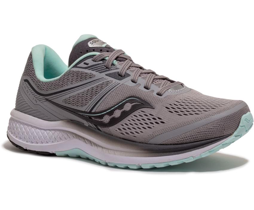 Saucony Omni 19 Wide Alloy / Sky | Women Wide Widths