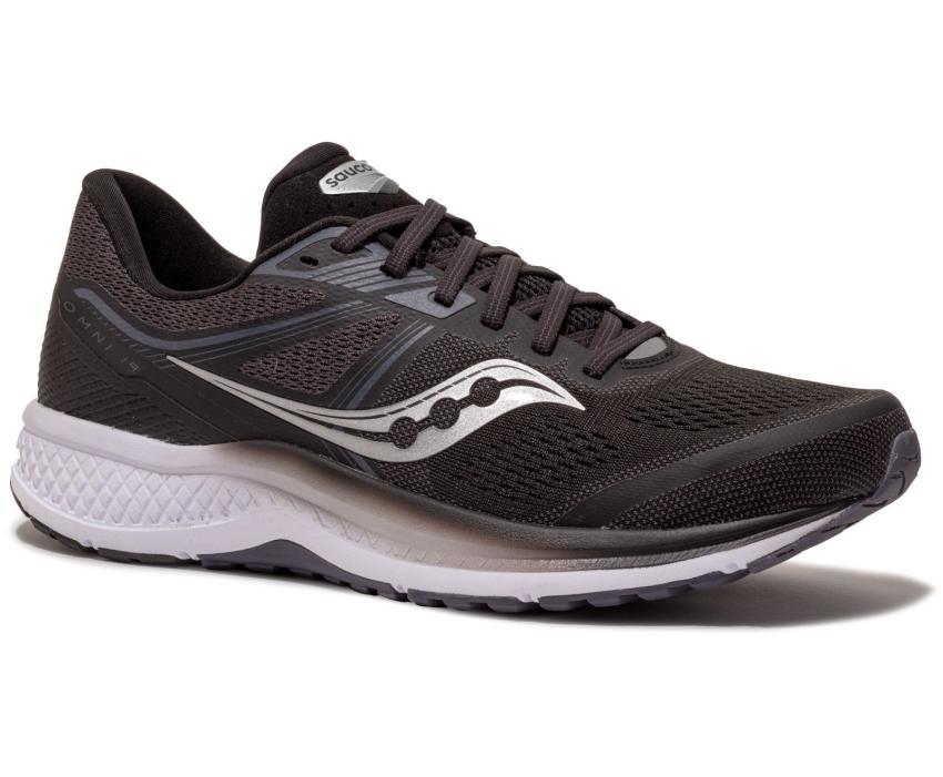 Saucony Omni 19 Wide Black / White | Men Wide Widths