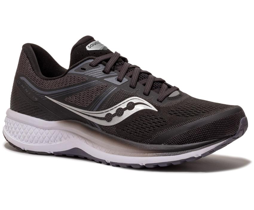 Saucony Omni 19 Wide Black / White | Women Wide Widths