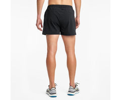 Saucony Outpace 3" Short Black | Men Bottoms