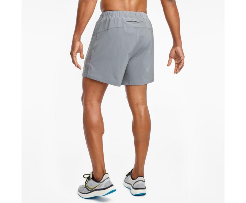 Saucony Outpace 5" Short Castlerock | Men Bottoms